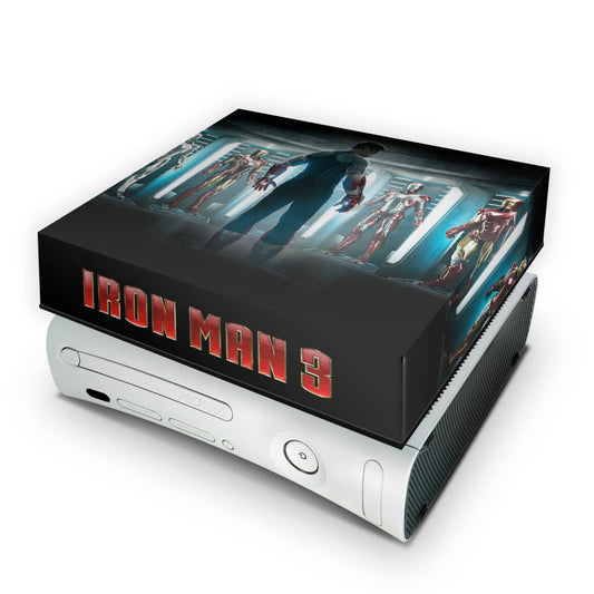 Xbox 360 Fat Capa Anti Poeira - Homem De Ferro #a