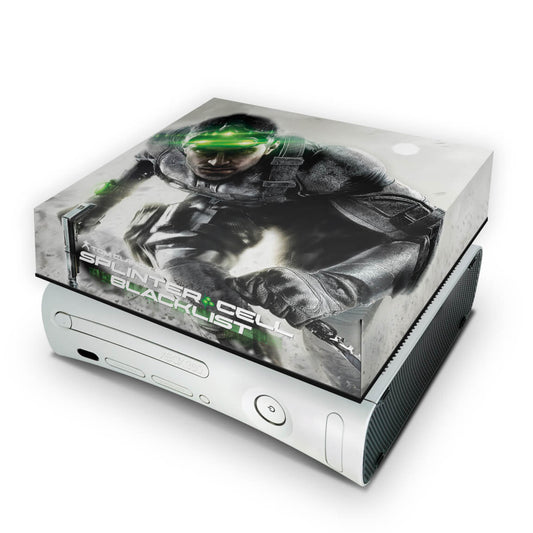 Xbox 360 Fat Capa Anti Poeira - Splinter Cell Black