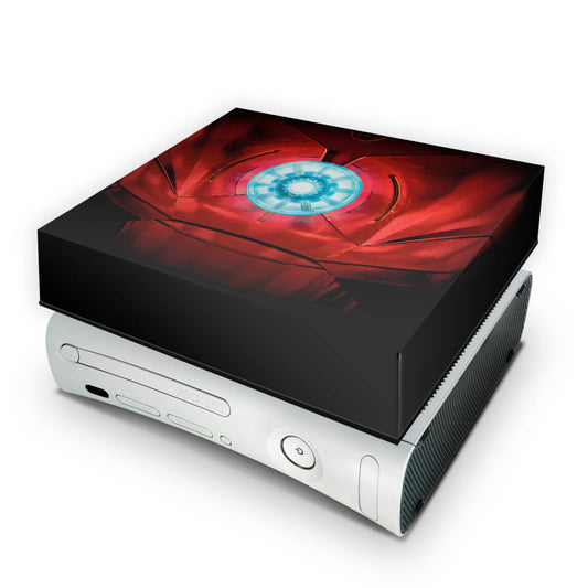 Xbox 360 Fat Capa Anti Poeira - Homem De Ferro #b