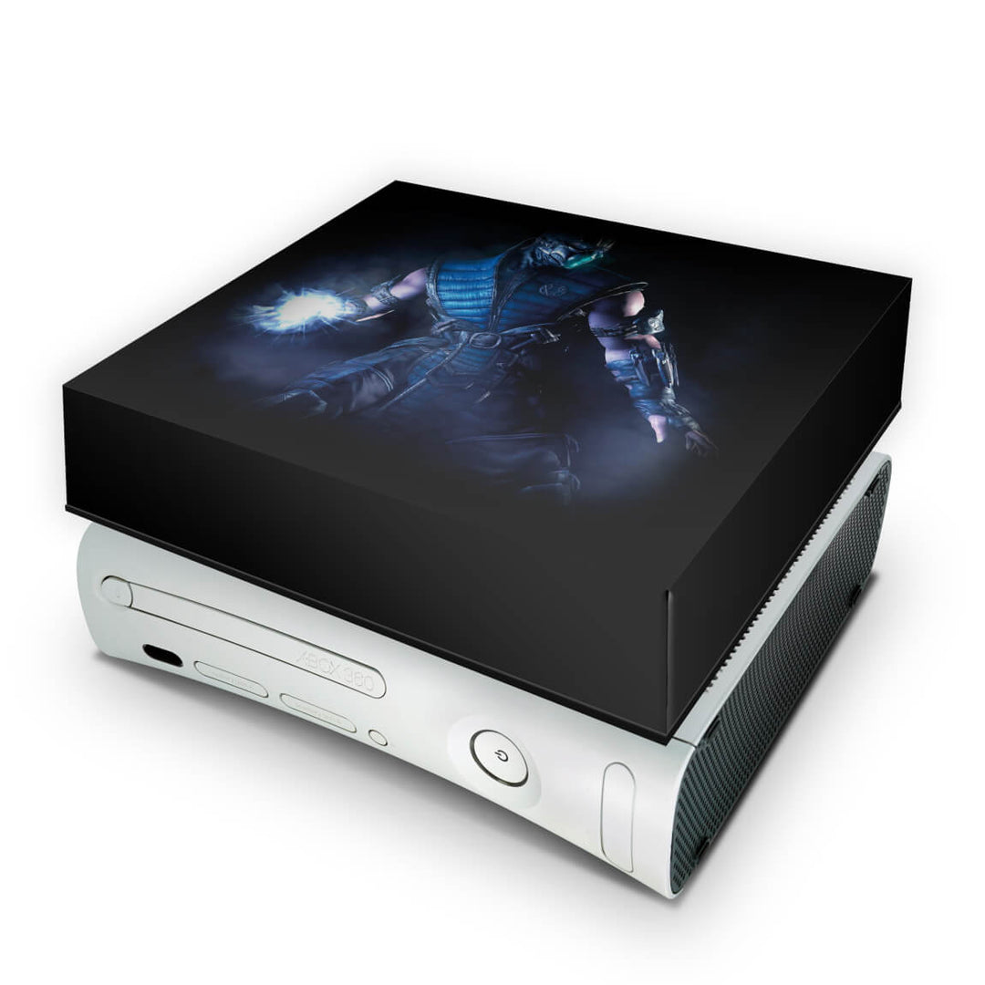 Capa Anti Poeira Xbox 360 Fat - Mortal Kombat X Subzero