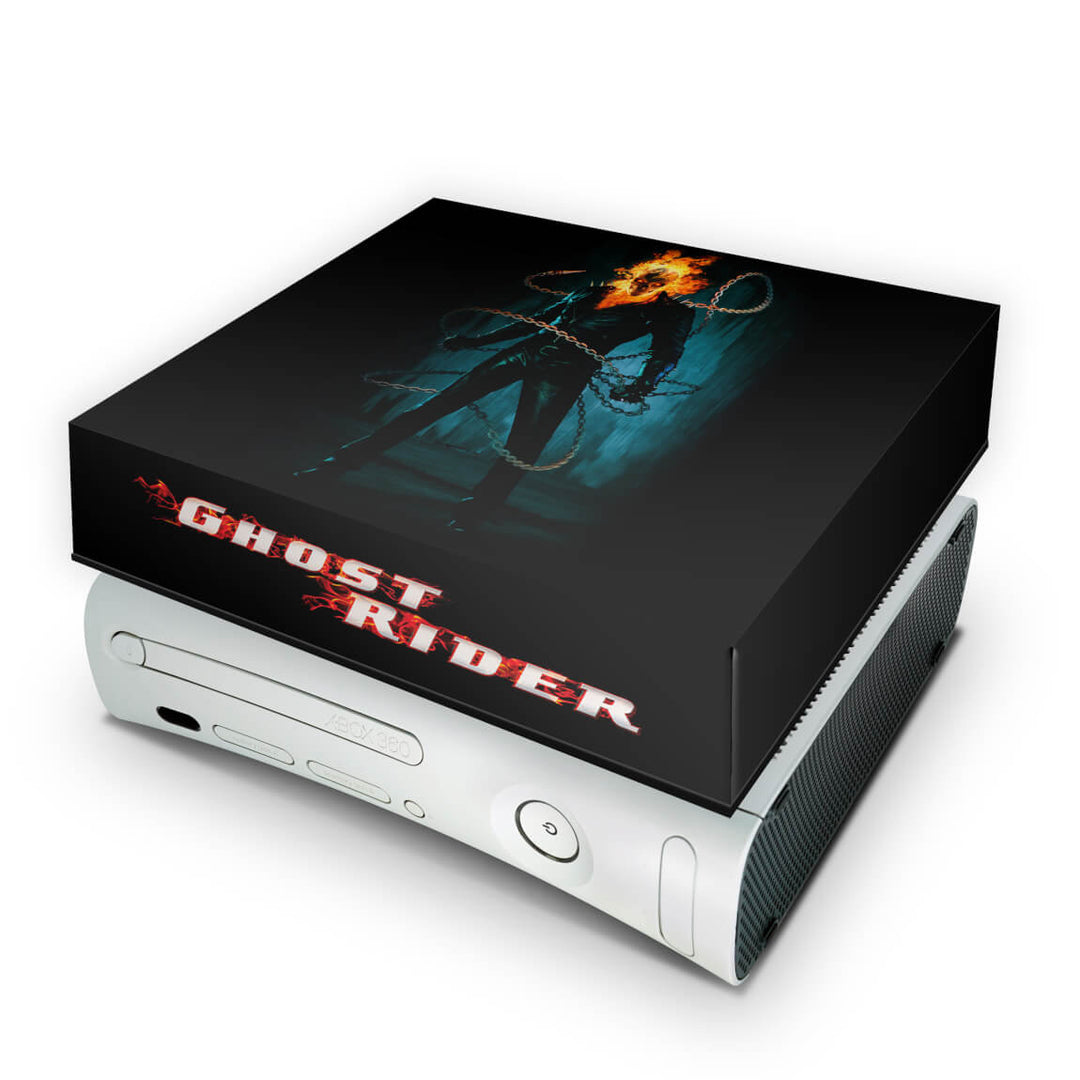 Capa Anti Poeira Xbox 360 Fat - Motoqueiro Fantasma B
