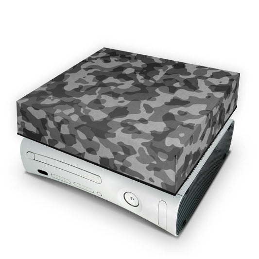 Xbox 360 Fat Capa Anti Poeira - Camuflagem Cinza