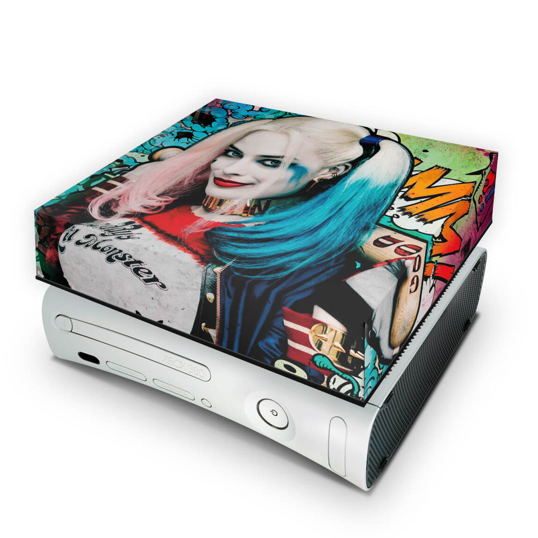 Capa Anti Poeira Xbox 360 Fat - Esquadrão Suicida #a