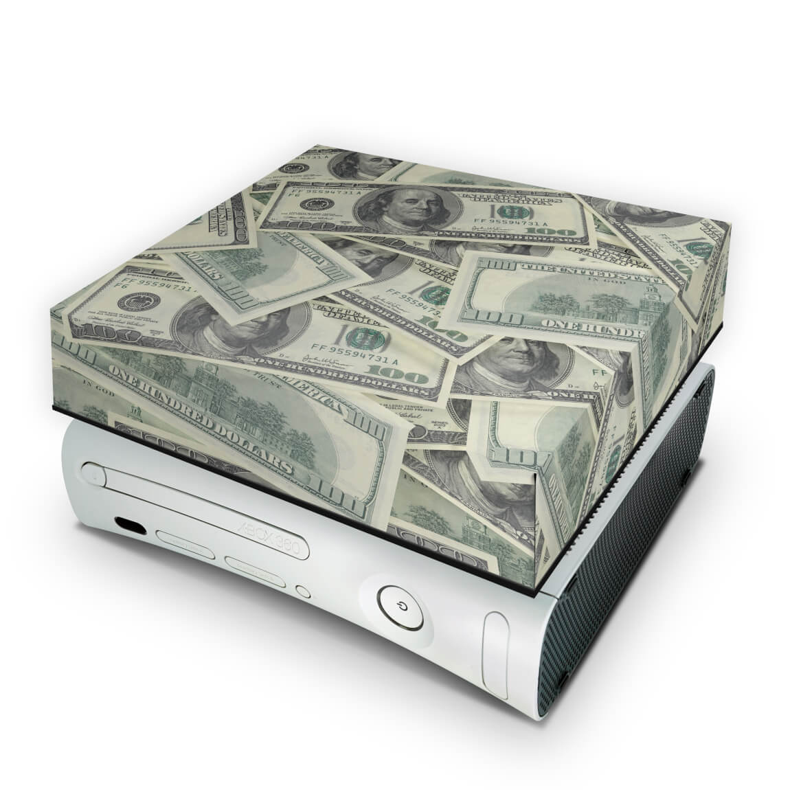 Xbox 360 Fat Capa Anti Poeira - Dollar Money Dinheiro