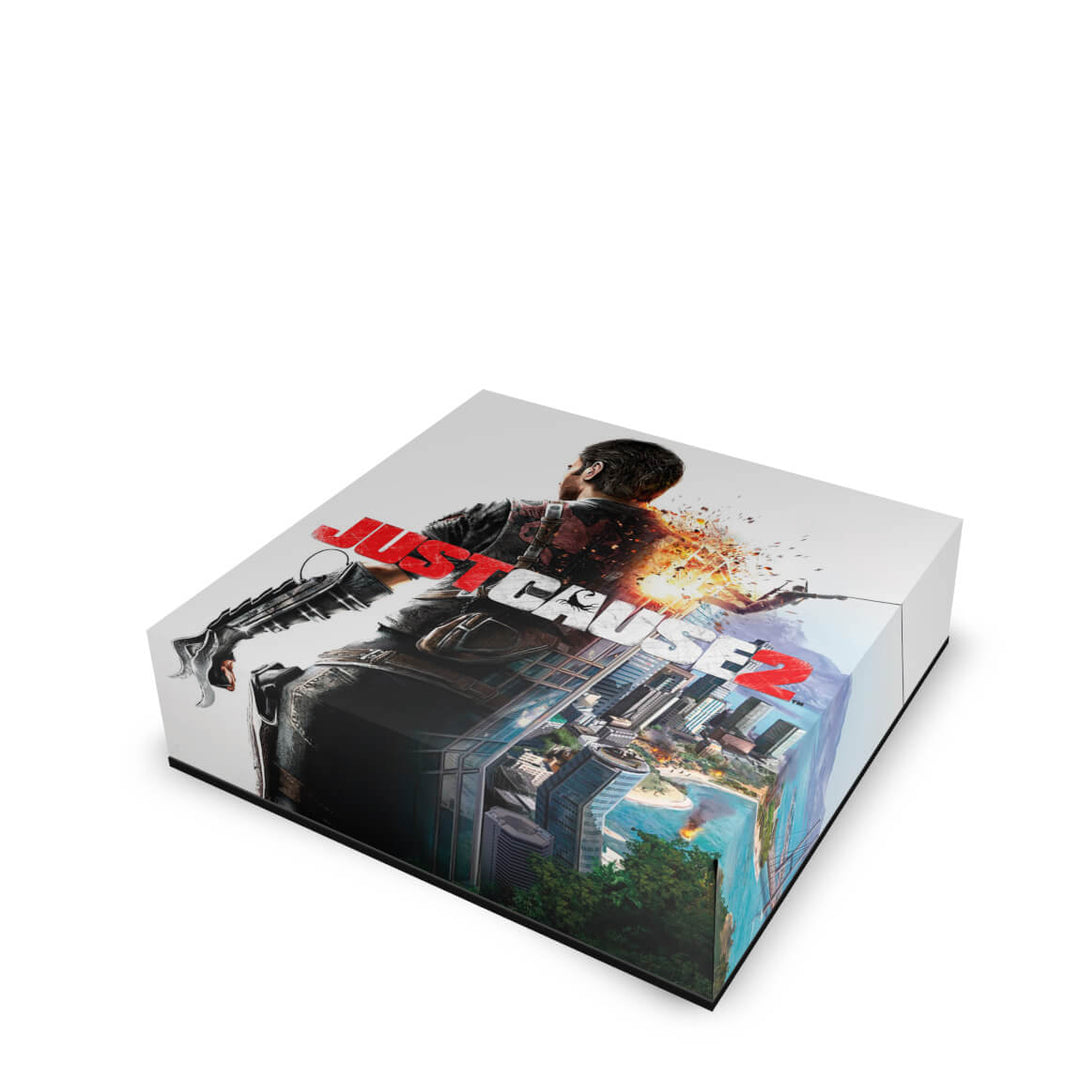 Capa Anti Poeira Xbox 360 Slim - Just Cause 2 - Pop Arte Skins - foto 2