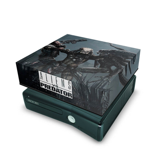 Xbox 360 Slim Capa Anti Poeira - Aliens Vs Predators