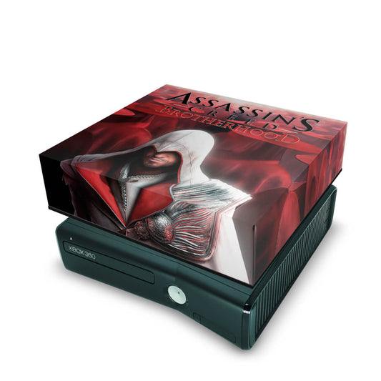 Xbox 360 Slim Capa Anti Poeira - Assassins Creed Brotherwood #A