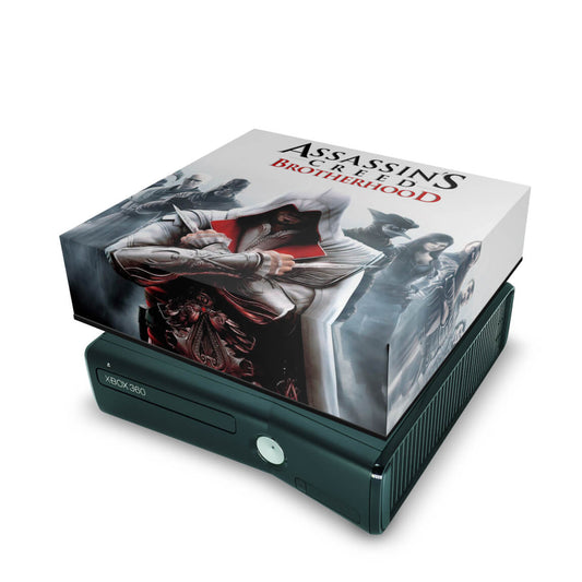 Xbox 360 Slim Capa Anti Poeira - Assassins Creed Brotherwood #B