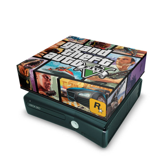 Xbox 360 Slim Capa Anti Poeira - Gta V
