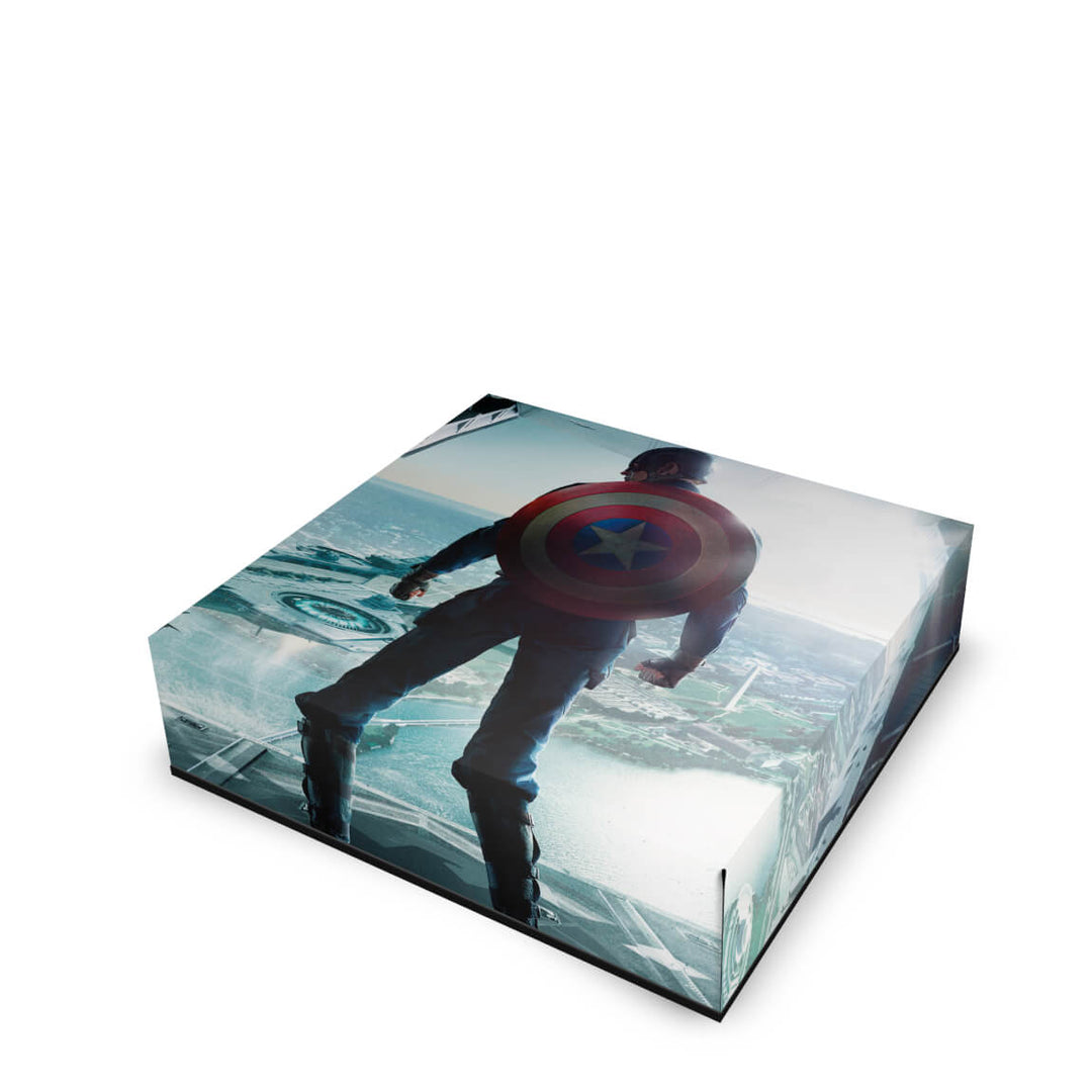 Capa Anti Poeira Xbox 360 Slim - Capitão América - Pop Arte Skins - foto 2