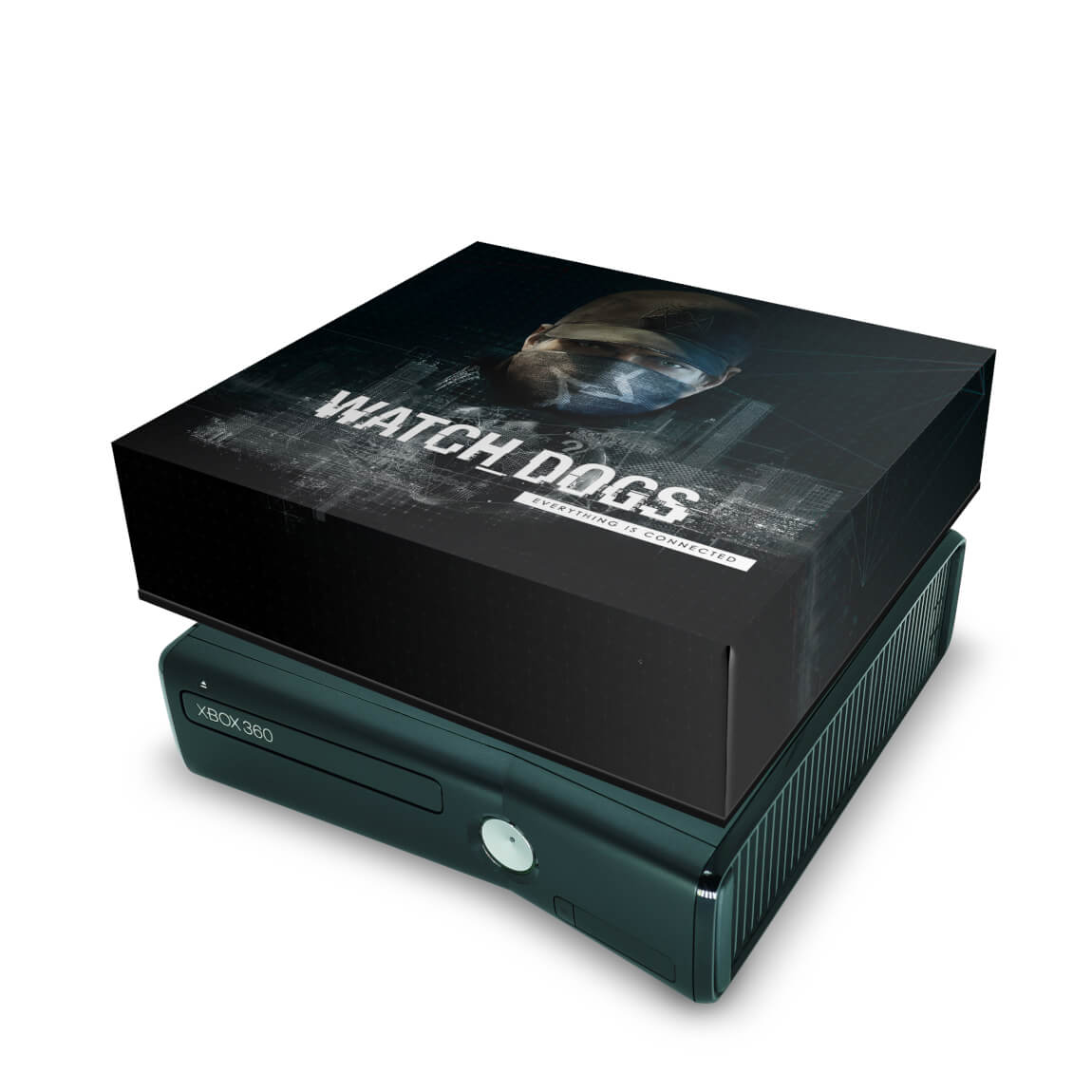 Xbox 360 Slim Capa Anti Poeira - Watch Dogs