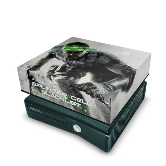Xbox 360 Slim Capa Anti Poeira - Splinter Cell Black
