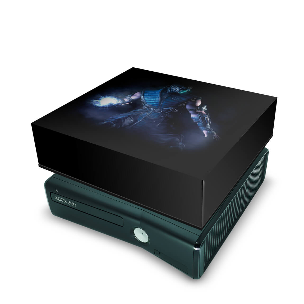 Xbox 360 Slim Capa Anti Poeira - Mortal Kombat X Subzero