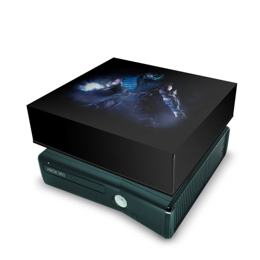 Xbox 360 Slim Capa Anti Poeira - Mortal Kombat X Subzero