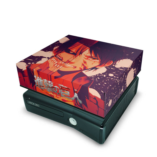 Xbox 360 Slim Capa Anti Poeira - Attack On Titan #a