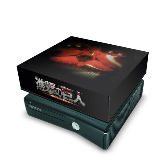 Xbox 360 Slim Capa Anti Poeira - Attack On Titan #b