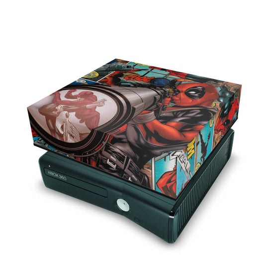 Xbox 360 Slim Capa Anti Poeira - Deadpool