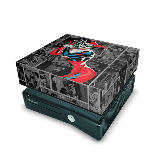 Xbox 360 Slim Capa Anti Poeira - Arlequina Harley Quinn