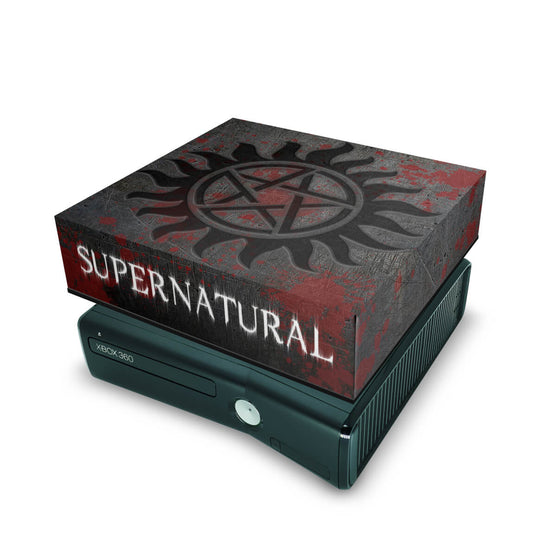 Xbox 360 Slim Capa Anti Poeira - Sobrenatural