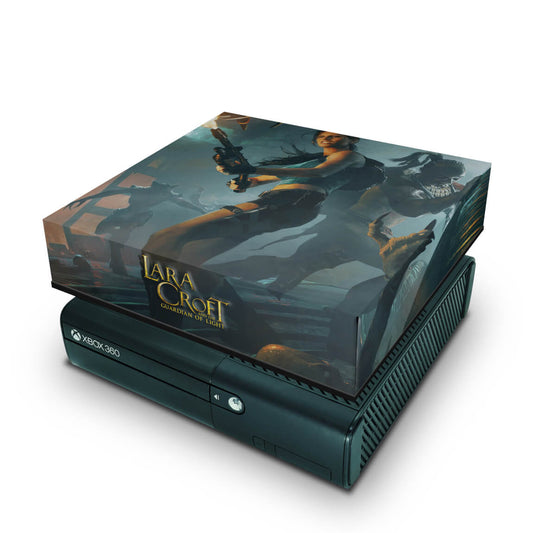 Xbox 360 Super Slim Capa Anti Poeira - Lara Croft Temple Osiris