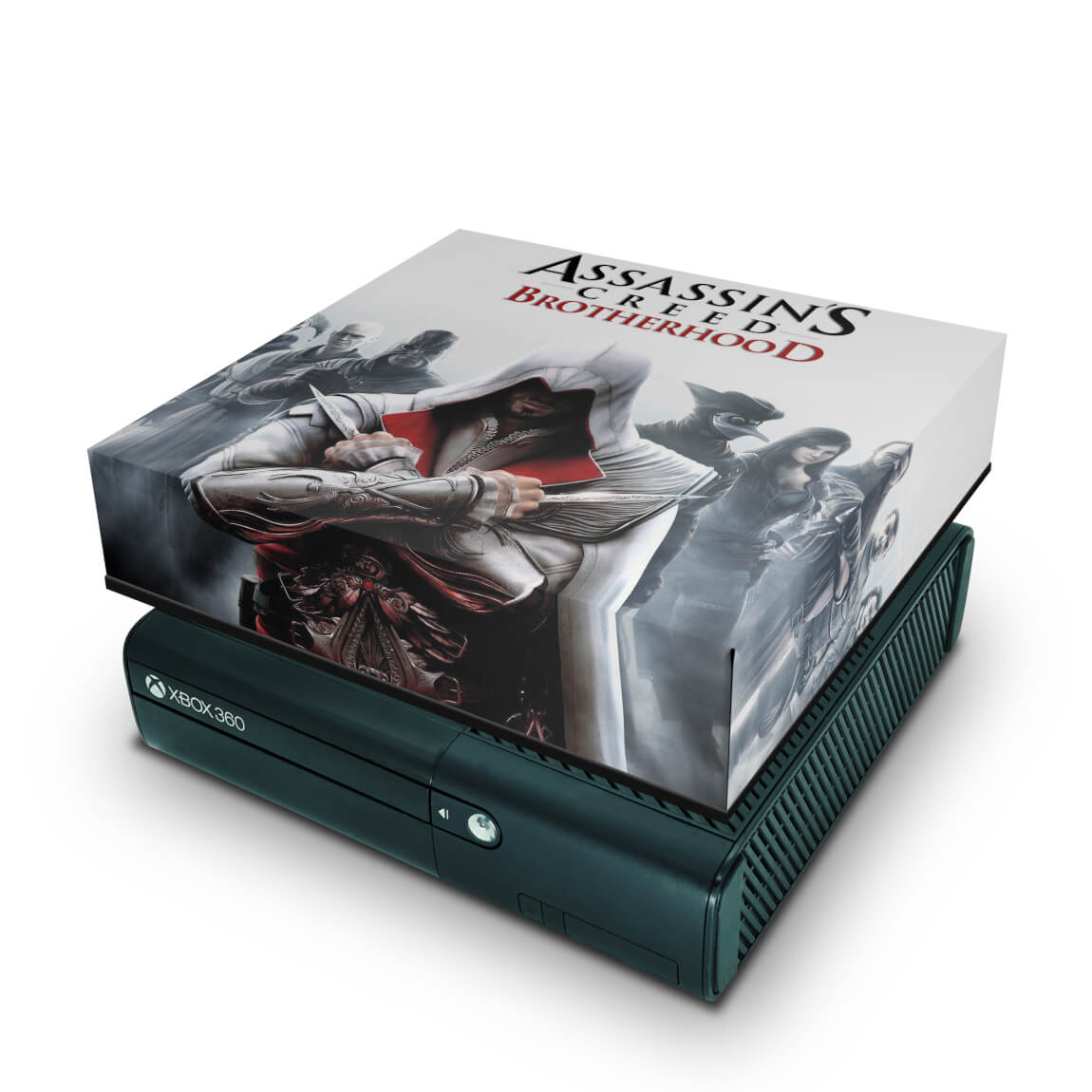 Xbox 360 Super Slim Capa Anti Poeira - Assassins Creed Brotherwood #B