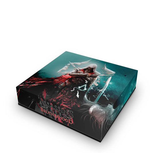 Xbox 360 Super Slim Capa Anti Poeira - Assassins Creed Brotherwood #C