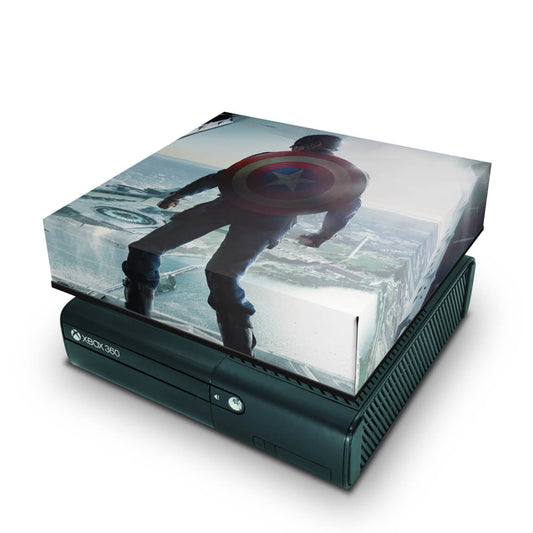 Xbox 360 Super Slim Capa Anti Poeira - Capitão América