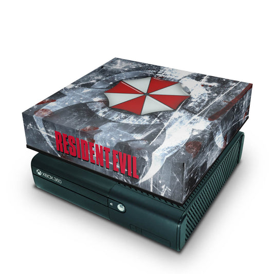 Xbox 360 Super Slim Capa Anti Poeira - Resident Evil Umbrella