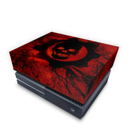 Xbox One Fat Capa Anti Poeira - Gears of War - Skull