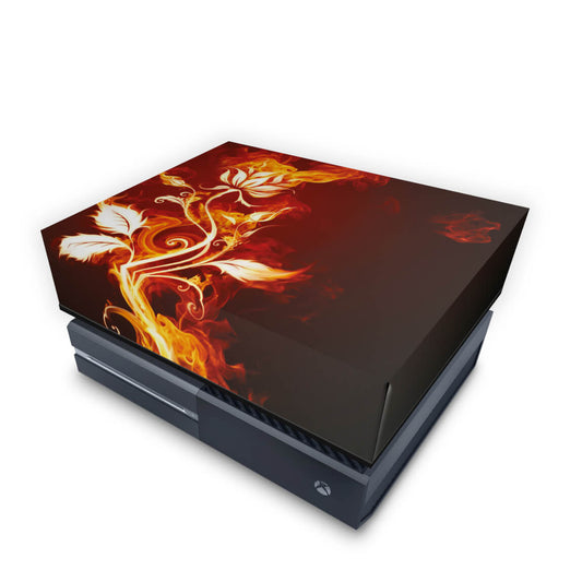 Xbox One Fat Capa Anti Poeira - Fire Flower