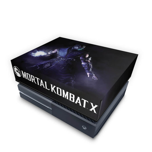 Xbox One Fat Capa Anti Poeira - Mortal Kombat X - Subzero