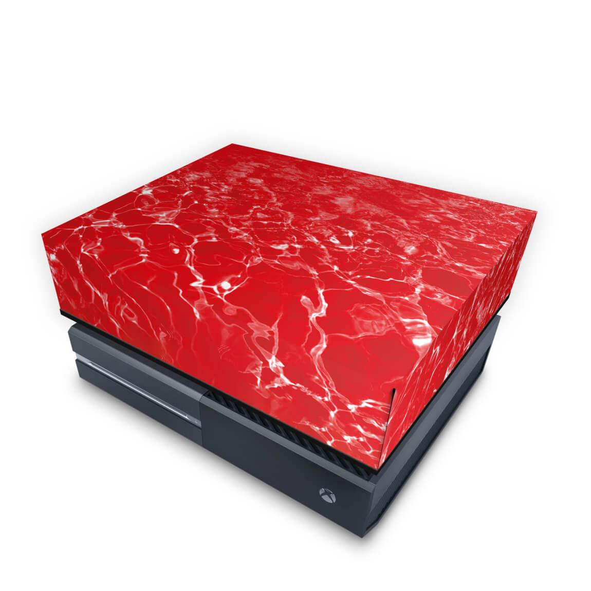 Xbox One Fat Capa Anti Poeira - Aquático Água Vermelha