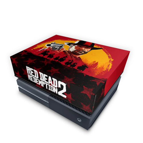 Capa Anti Poeira Xbox One Fat - Red Dead Redemption 2