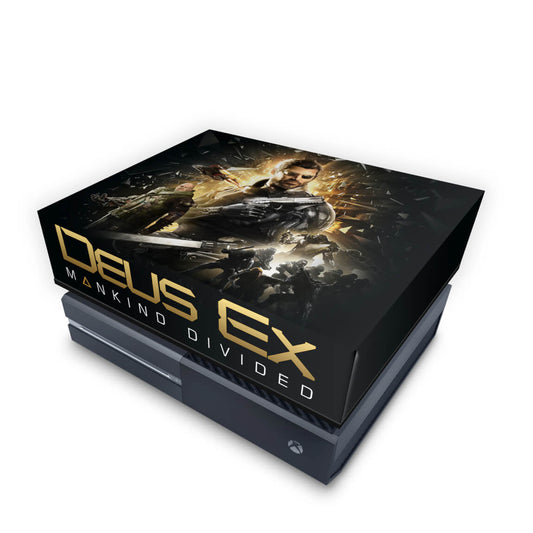 Xbox One Fat Capa Anti Poeira - Deus Ex: Mankind Divided