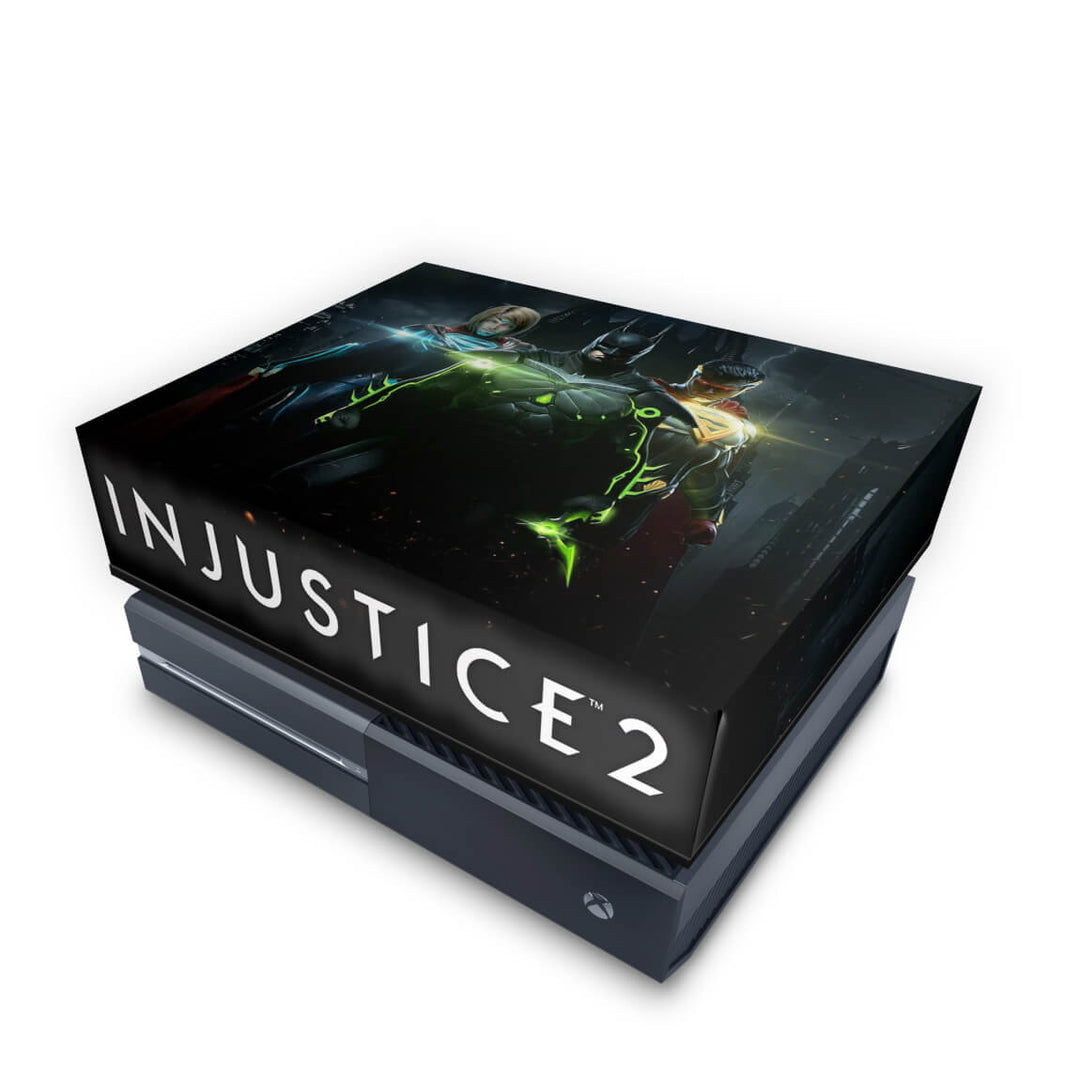 Capa Anti Poeira Xbox One Fat - Injustice 2