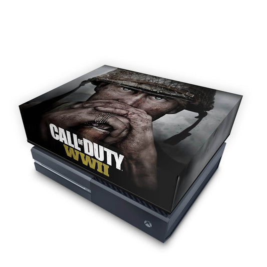 Xbox One Fat Capa Anti Poeira - Call of Duty WW2