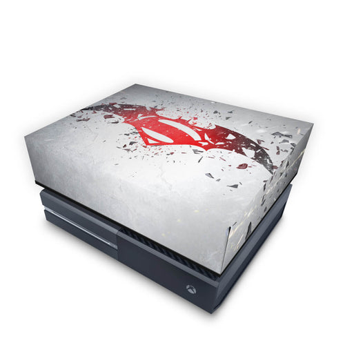 Capa Anti Poeira Xbox One Fat - Batman vs Superman Logo