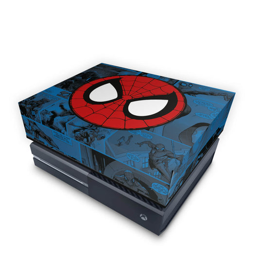 Xbox One Fat Capa Anti Poeira - Homem-Aranha Spider-Man Comics