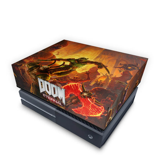 Xbox One Fat Capa Anti Poeira - Doom Eternal