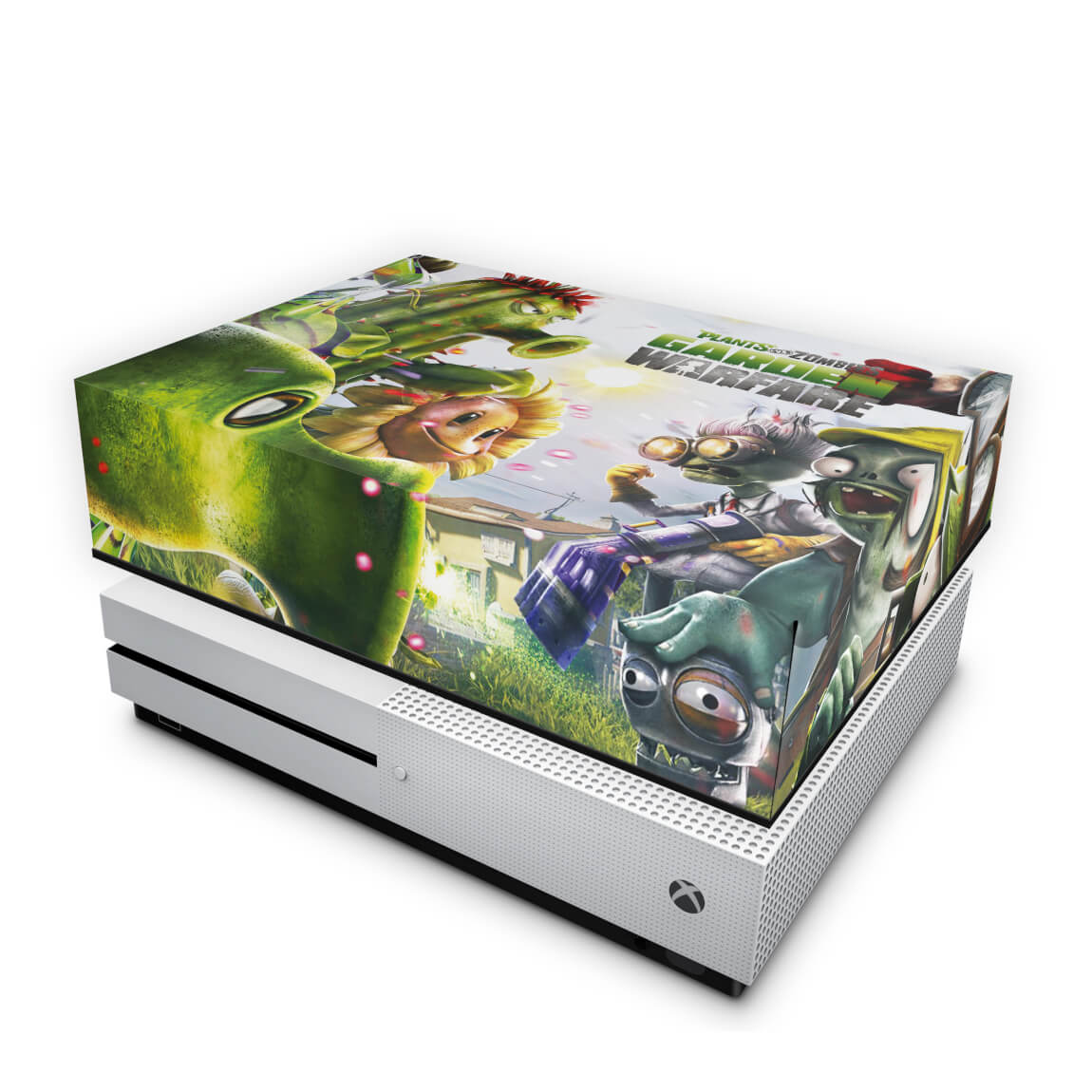 Capa Anti Poeira Xbox One Slim - Plants Vs Zombies Garden Warfare