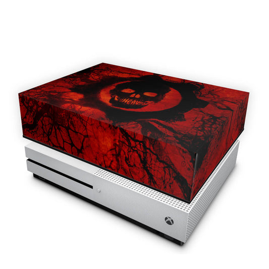Capa Anti Poeira Xbox One Slim - Gears of War - Skull