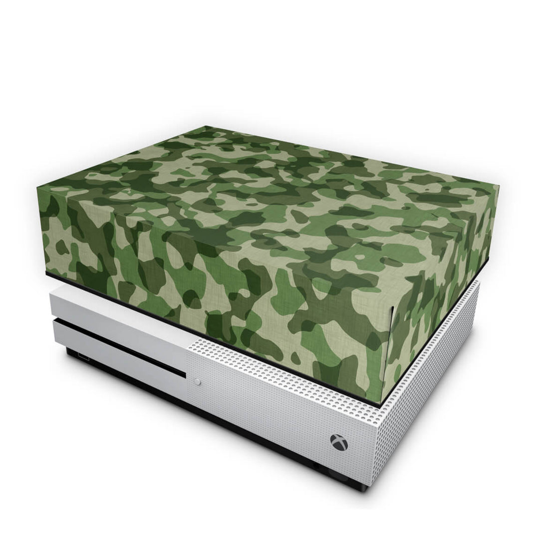 Capa Anti Poeira Xbox One Slim - Camuflado Verde