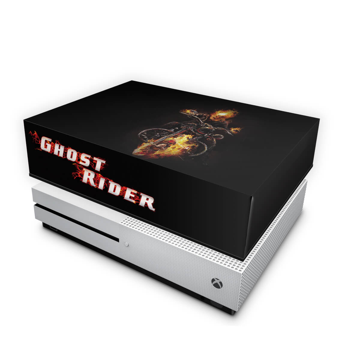 Capa Anti Poeira Xbox One Slim - Ghost Rider - Motoqueiro Fantasma #A