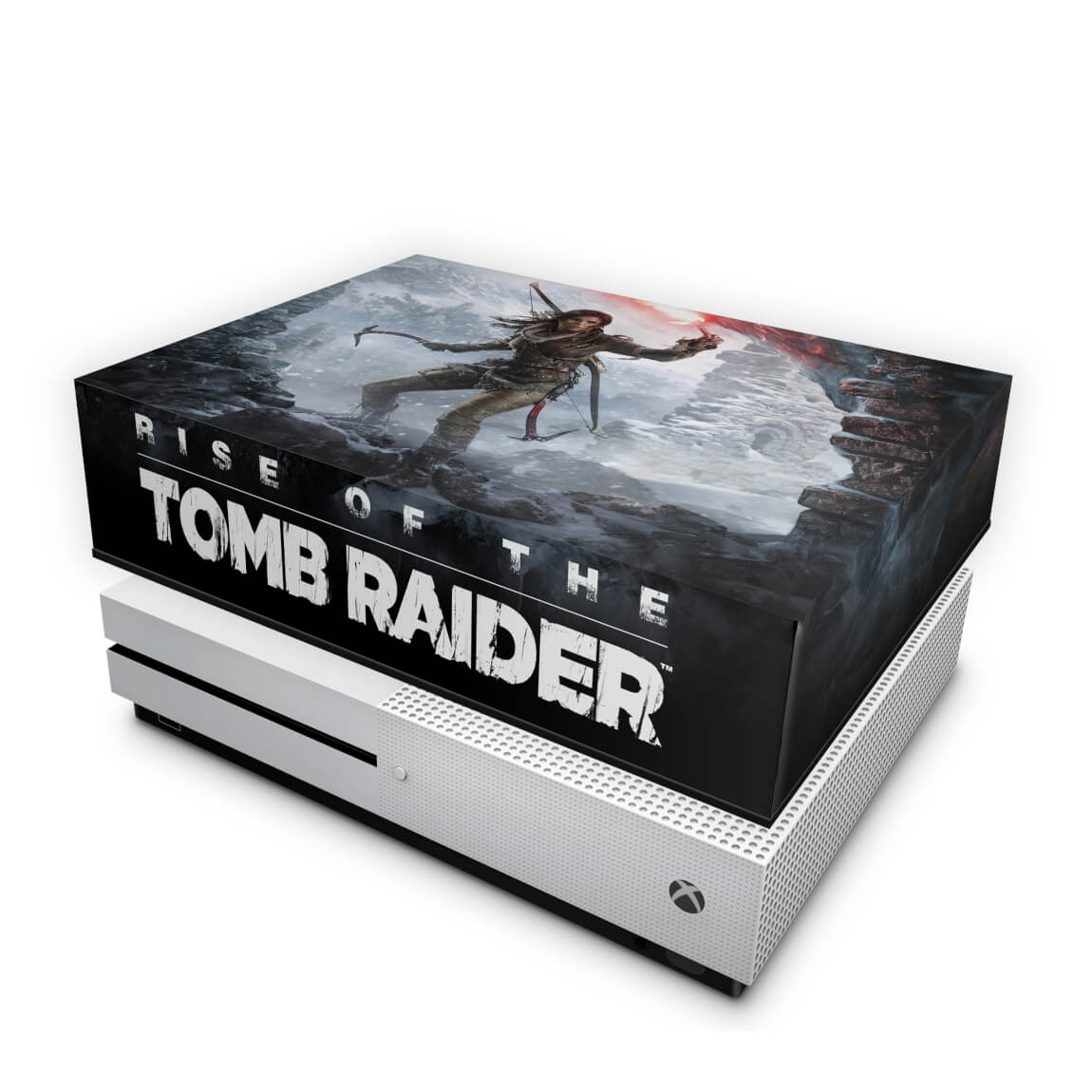 Capa Anti Poeira Xbox One Slim - Rise of the Tomb Raider