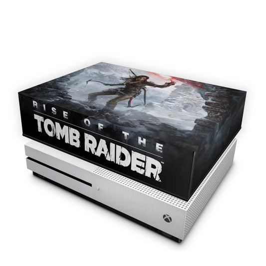 Capa Anti Poeira Xbox One Slim - Rise of the Tomb Raider