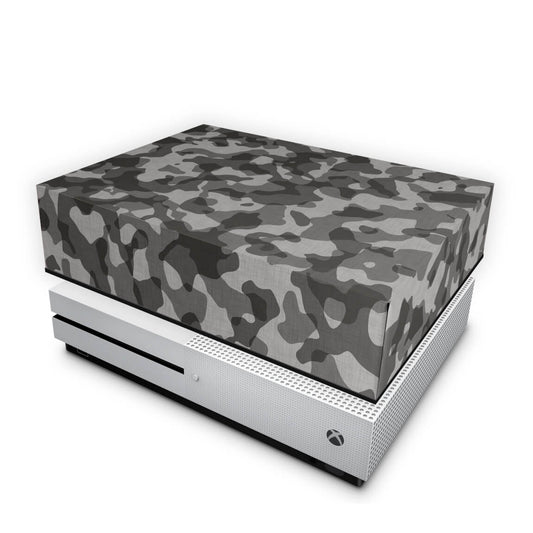 Capa Anti Poeira Xbox One Slim - Camuflagem Cinza