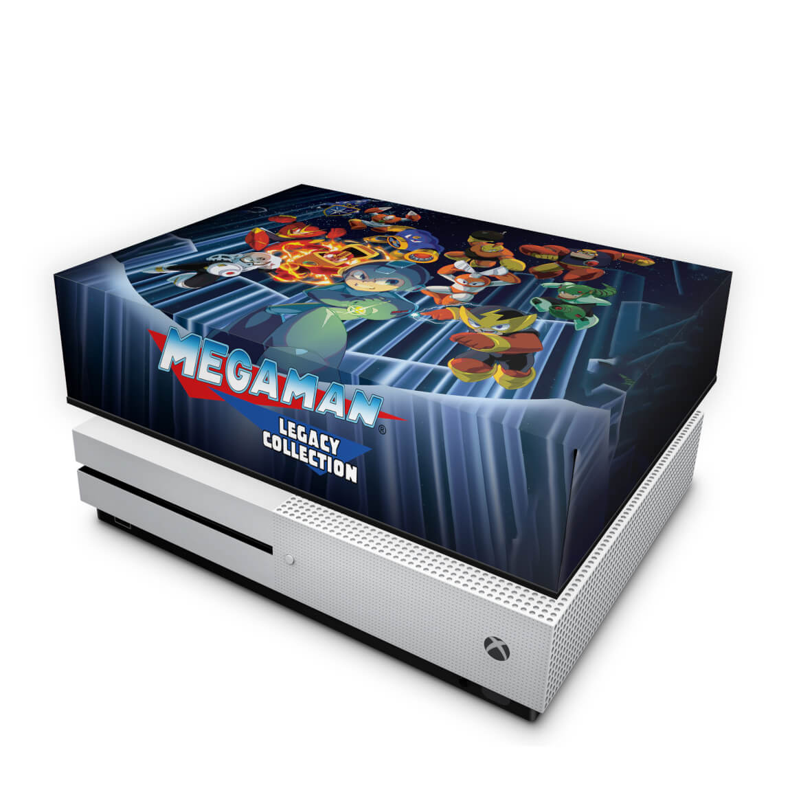 Capa Anti Poeira Xbox One Slim - Megaman Legacy Collection