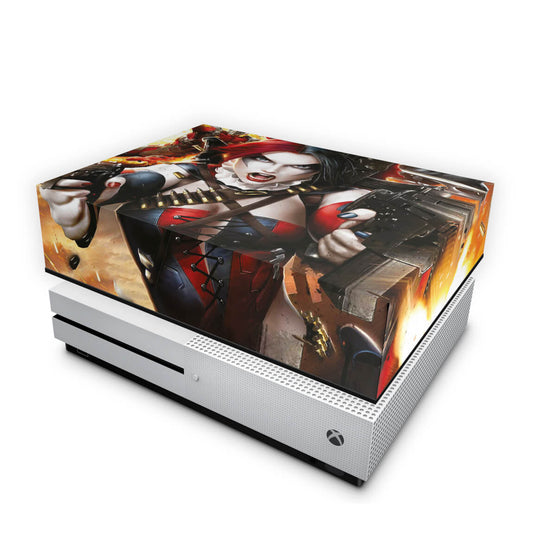 Capa Anti Poeira Xbox One Slim - Arlequina Harley Quinn #B