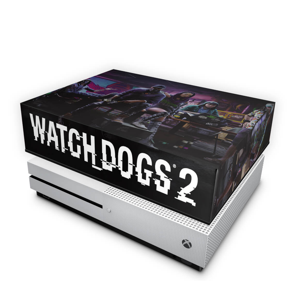 Capa Anti Poeira Xbox One Slim - Watch Dogs 2
