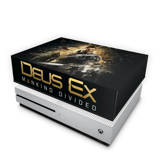Xbox One Slim Capa Anti Poeira - Deus Ex: Mankind Divided